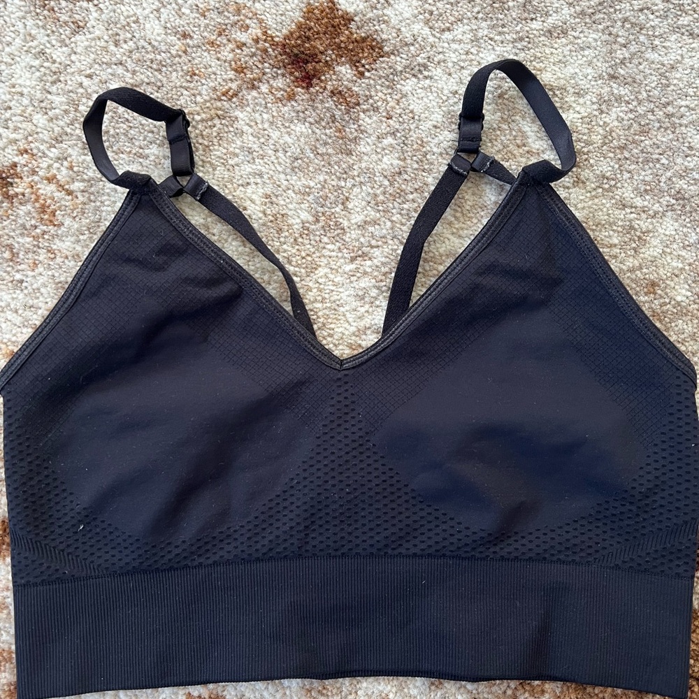 Knix Black Seamless Bralette